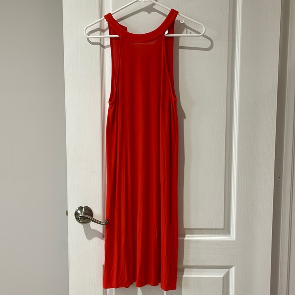 Orange dress